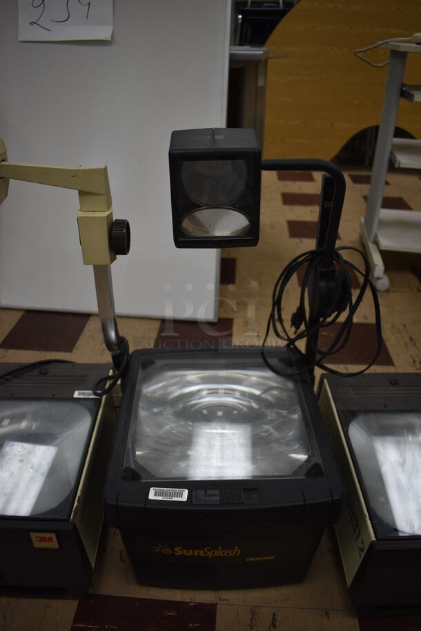 3 Various Projectors; 2 3M and 1 SunSplash. Includes 13x15x28. 3 Times Your Bid! (Clearview Elementary - Room 1) - Image 5 of 7