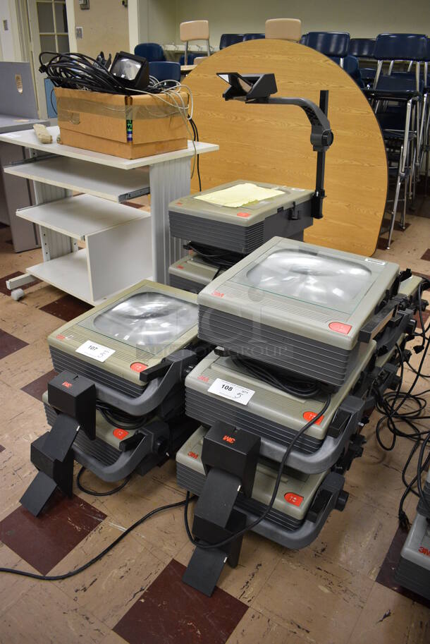 5 3M Overhead Projectors. Includes 9060. 16x17x22. 5 Times Your Bid! (Clearview Elementary - Room 1) - Image 3 of 3