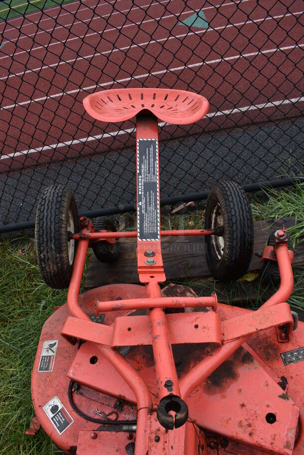 ALL ONE MONEY! Lot of 2 Pieces; Mower Attachment and Mowing Sulky Seat. BUYER MUST REMOVE. Includes 41x31x13. (stadium) - Image 5 of 8