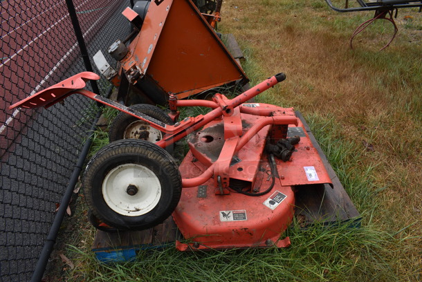 ALL ONE MONEY! Lot of 2 Pieces; Mower Attachment and Mowing Sulky Seat. BUYER MUST REMOVE. Includes 41x31x13. (stadium) - Image 8 of 8