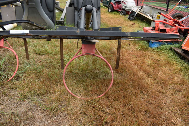 Lifetime Metal Floor Style Basketball Hoop. No Net or Backboard. BUYER MUST REMOVE. 43.5x46.5x158. (stadium) - Image 2 of 10