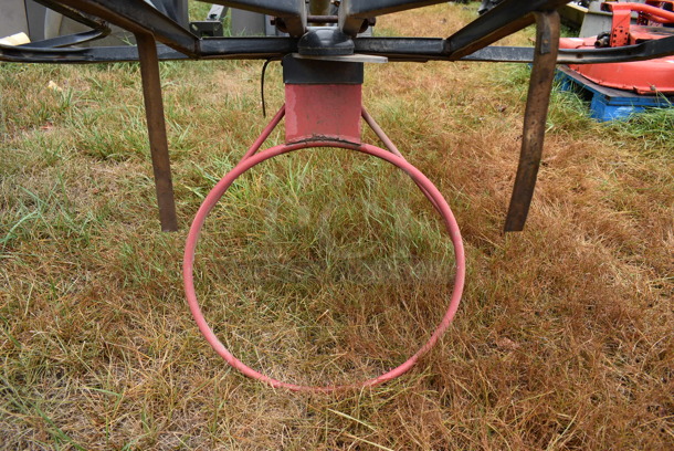 Lifetime Metal Floor Style Basketball Hoop. No Net or Backboard. BUYER MUST REMOVE. 43.5x46.5x158. (stadium) - Image 3 of 10