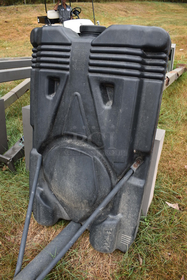 Lifetime Metal Floor Style Basketball Hoop. No Net or Backboard. BUYER MUST REMOVE. 43.5x46.5x158. (stadium) - Image 7 of 10