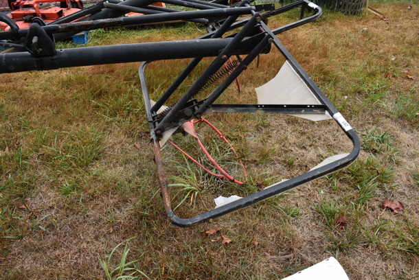 Metal Floor Style Basketball Hoop. No Net or Backboard. BUYER MUST REMOVE. 48x46x127. (stadium) - Image 11 of 11