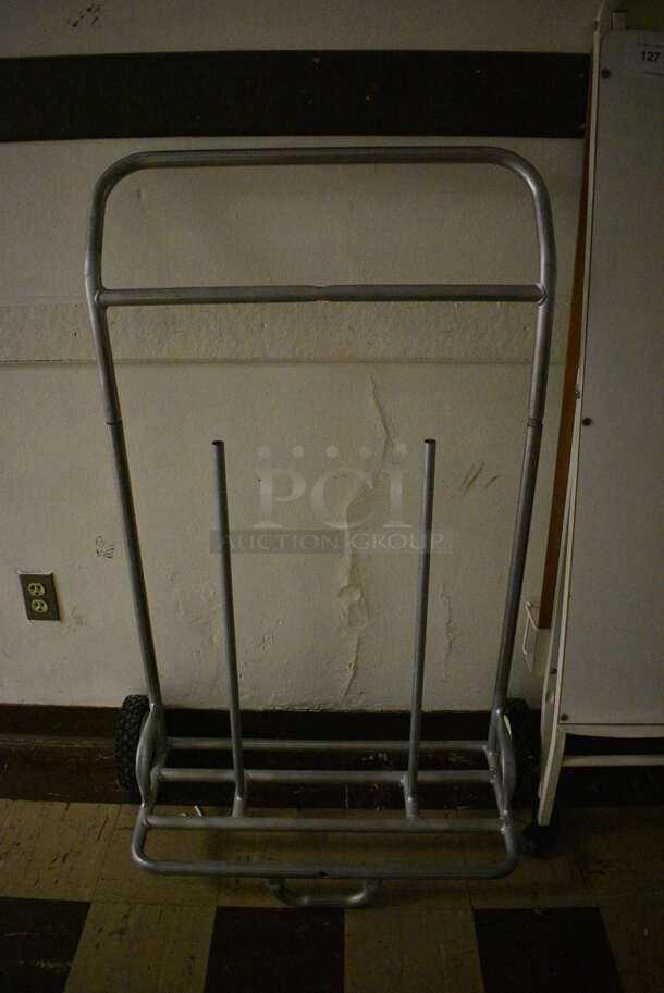 ALL ONE MONEY! Lot of Metal Rack, Easel, Chair and Panels. BUYER MUST REMOVE. Includes 33x16x49. (Clearview Elementary - Upper Level Hallway) - Image 2 of 4