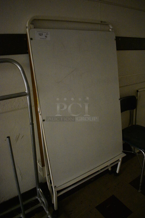 ALL ONE MONEY! Lot of Metal Rack, Easel, Chair and Panels. BUYER MUST REMOVE. Includes 33x16x49. (Clearview Elementary - Upper Level Hallway) - Image 3 of 4
