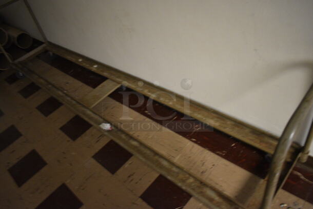 Metal Cart on Commercial Casters. 110x20x37. (Clearview Elementary - Upper Level Hallway) - Image 3 of 4