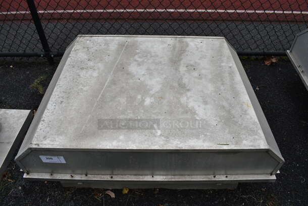 Metal Commercial Rooftop Vent Exhaust. BUYER MUST REMOVE. 47x36x18. (stadium) - Image 5 of 5