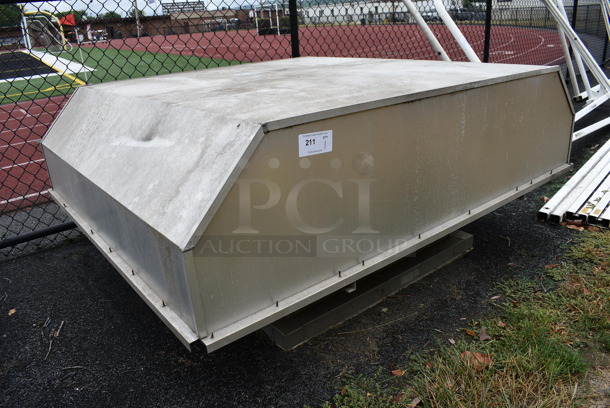 Metal Commercial Rooftop Vent Exhaust. BUYER MUST REMOVE. 73x62x32. (stadium) - Image 2 of 6