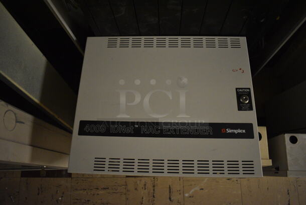 ALL ONE MONEY! Lot of 10 Various Items Including Simplex NAC Extender, Simplex Fire Alarm Control. BUYER MUST REMOVE. Includes 27x5x21. (Clearview Elementary - Upper Level Hallway) - Image 3 of 10