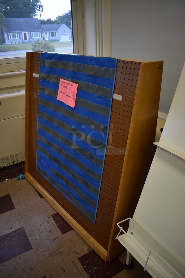 ALL ONE MONEY! Lot of Various Items; Desk, Table, Easel and Stand. Includes 48x14x48. BUYER MUST REMOVE. (Clearview Elementary - Room 3) - Image 5 of 7