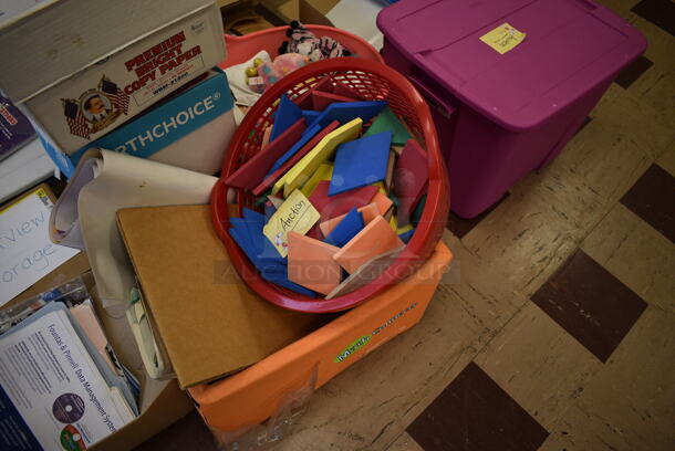 ALL ONE MONEY! Lot of Various Boxes of Books and Toys! BUYER MUST REMOVE. (Clearview Elementary - Room 3) - Image 7 of 12