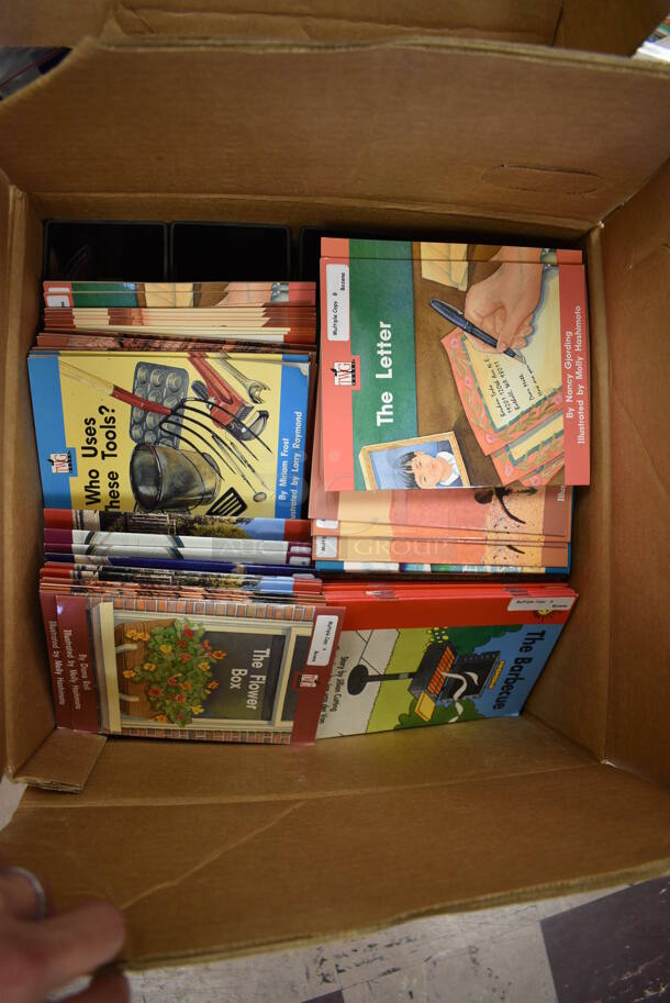 ALL ONE MONEY! Lot of Various Boxes of Books and Textbooks! BUYER MUST REMOVE. (Clearview Elementary - Room 3) - Image 8 of 10