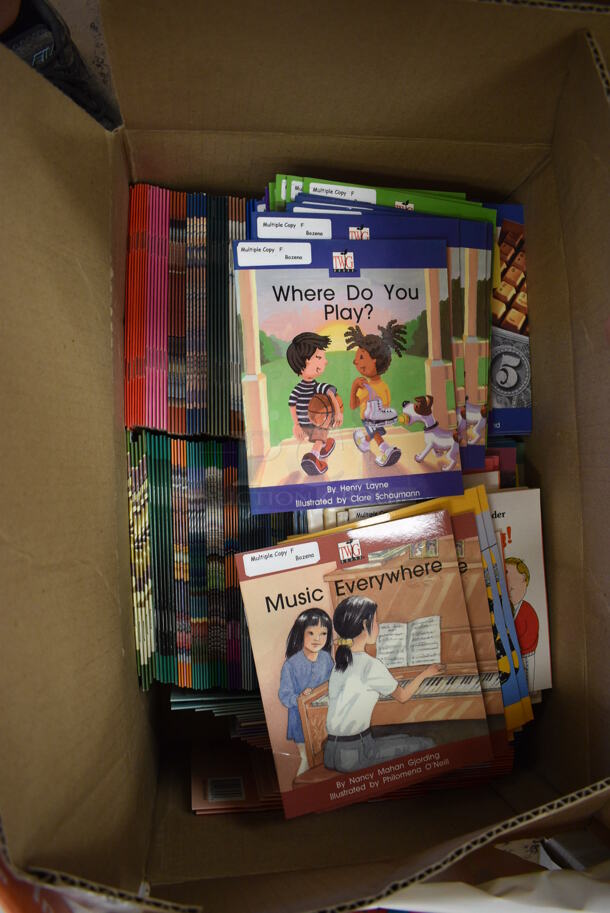 ALL ONE MONEY! Lot of Various Boxes of Books and Textbooks! BUYER MUST REMOVE. (Clearview Elementary - Room 3) - Image 9 of 10