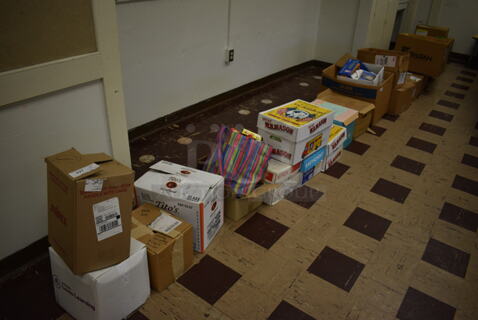 ALL ONE MONEY! Lot of Various Boxes of Books and Learning Toys! BUYER MUST REMOVE. (Clearview Elementary - Room 3)