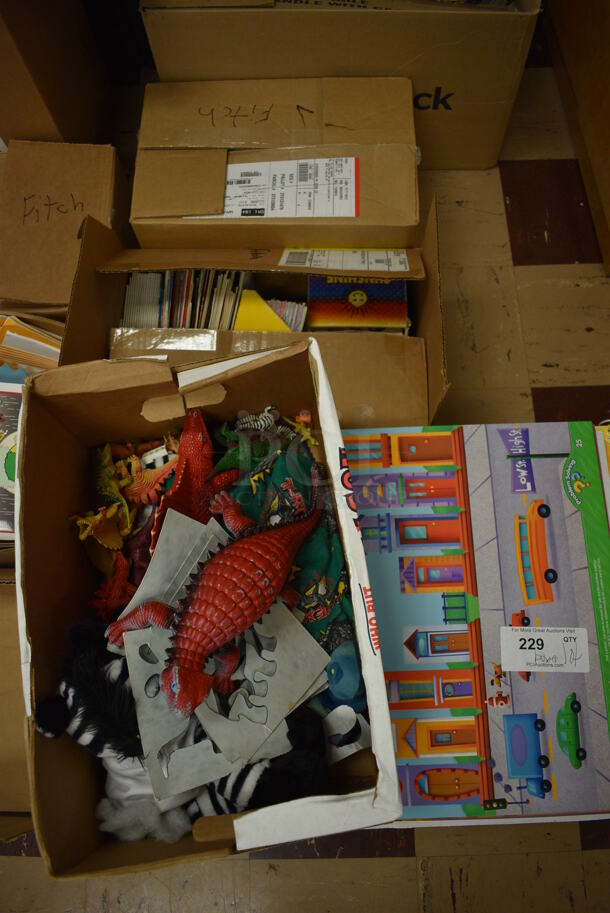 ALL ONE MONEY! Lot of Various Boxes of Books and Toys! BUYER MUST REMOVE. (Clearview Elementary - Room 2) - Image 3 of 11