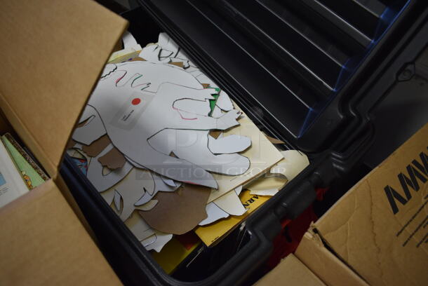 ALL ONE MONEY! Lot of Various Boxes of Books and Toys! BUYER MUST REMOVE. (Clearview Elementary - Room 2) - Image 9 of 11