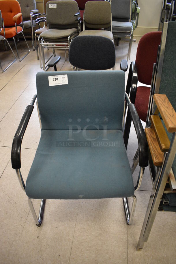 8 Various Chairs; 4 Blue, Orange Brown, 2 Red and Gray. BUYER MUST REMOVE. Includes 22x21x28. 8 Times Your Bid! (Clearview Elementary - Room 7) - Image 4 of 5