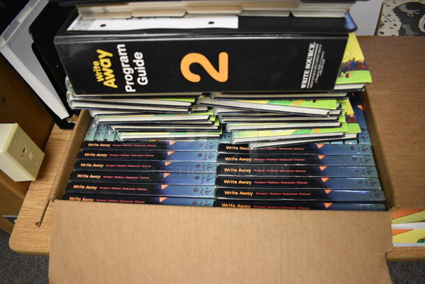 ALL ONE MONEY! MEGA ROOM LOT Including Various Books, Textbooks and Bins! Does Not Include Bookshelves. BUYER MUST REMOVE. (Clearview Elementary - Lower Level) - Image 8 of 12