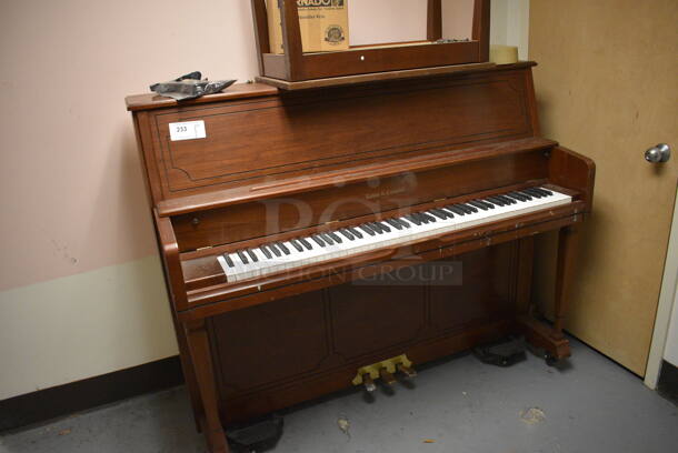 Kohler & Campbell Wood Pattern Piano and Bench. BUYER MUST REMOVE. 57x24x48. (Clearview Elementary - Lower Level) - Image 2 of 7