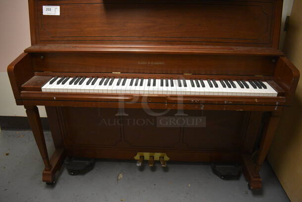 Kohler & Campbell Wood Pattern Piano and Bench. BUYER MUST REMOVE. 57x24x48. (Clearview Elementary - Lower Level) - Image 3 of 7