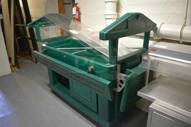 Cambro Green Poly Portable Buffet Station on Commercial Casters. BUYER MUST REMOVE. 70x40x53. (Clearview Elementary - Lower Level) - Image 4 of 5