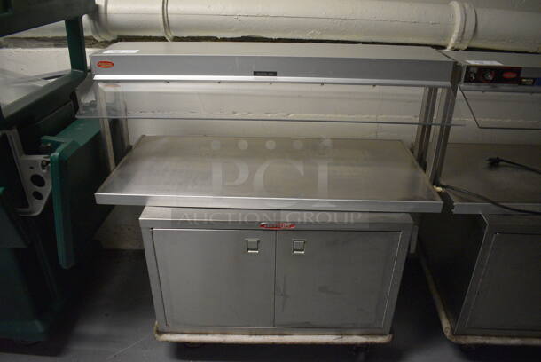 2 Units; Hatco Model GRBW-42 Metal Commercial Warming Shelf and Servolift Eastern Model P5-10-2 2 Door 2 Door Food Warmer on Commercial Casters. BUYER MUST REMOVE. 120 Volts, 1 Phase. 42x24x21, 32x24x21. 2 Times Your Bid! (Clearview Elementary - Lower Level) - Image 1 of 8