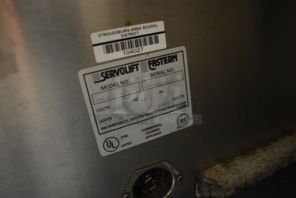 2 Units; Hatco Model GRBW-42 Metal Commercial Warming Shelf and Servolift Eastern Model P5-10-2 2 Door 2 Door Food Warmer on Commercial Casters. BUYER MUST REMOVE. 120 Volts, 1 Phase. 42x24x21, 32x24x21. 2 Times Your Bid! (Clearview Elementary - Lower Level) - Image 6 of 7