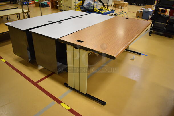 3 Various Tables. 72x30x30, 72x24x29. 3 Times Your Bid! (Chipperfield Elementary Gym)