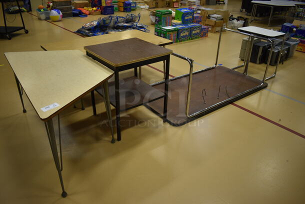 5 Various Tables. Includes 58.5x26x27. 5 Times Your Bid! (Chipperfield Elementary Gym)