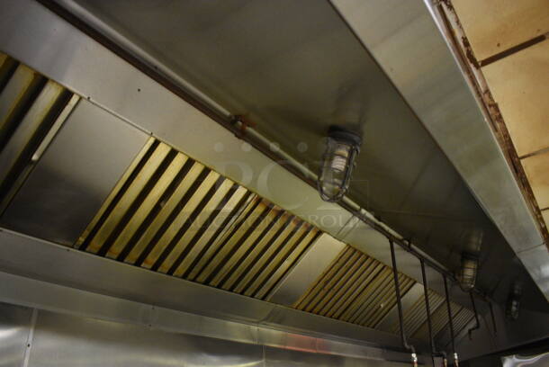 20' Stainless Steel Commercial Return Air Grease Hood w/ Lights and Filters. BUYER MUST REMOVE. 240x54x18. (kitchen) - Image 5 of 9
