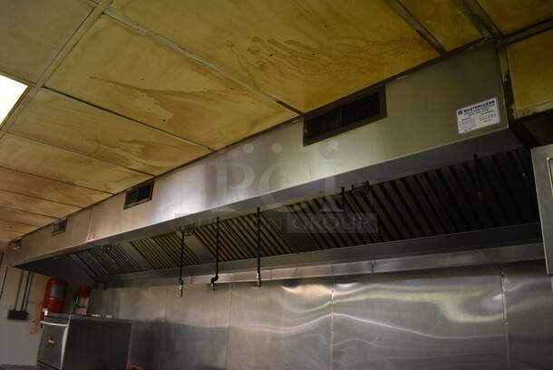 20' Stainless Steel Commercial Return Air Grease Hood w/ Lights and Filters. BUYER MUST REMOVE. 240x54x18. (kitchen) - Image 7 of 9