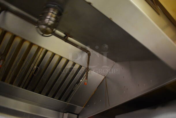 20' Stainless Steel Commercial Return Air Grease Hood w/ Lights and Filters. BUYER MUST REMOVE. 240x54x18. (kitchen) - Image 8 of 9