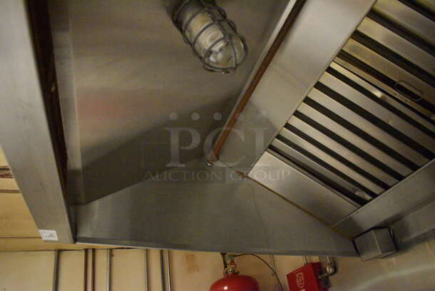 20' Stainless Steel Commercial Return Air Grease Hood w/ Lights and Filters. BUYER MUST REMOVE. 240x54x18. (kitchen) - Image 9 of 9