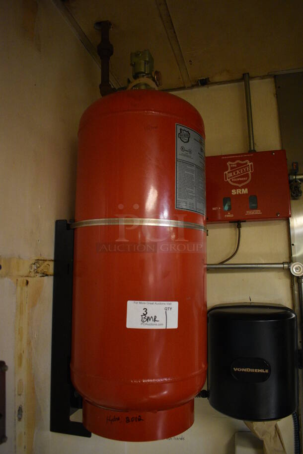 Buckeye Model BFR-20 Fire Suppression Tank and Control Box. BUYER MUST REMOVE. 12x12x32. (kitchen) - Image 2 of 6
