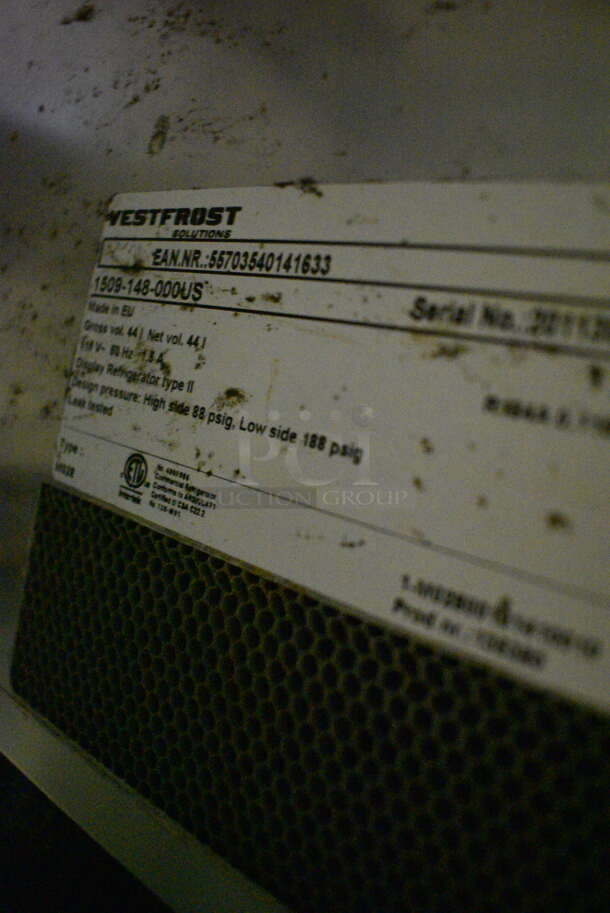 Vestfrost Model 1509-148-000US Metal Commercial Mini Cooler Merchandiser. 115 Volts, 1 Phase. 16x16x24. (basement) - Image 5 of 5