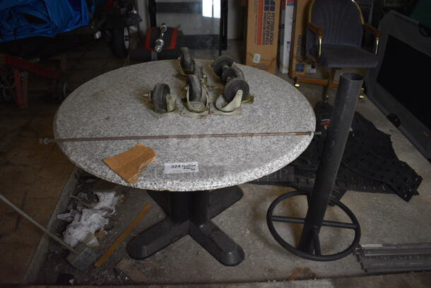 ALL ONE MONEY! Lot of Various Items Including Table, Bench, Chair, Weedwhacker and Bicycle. BUYER MUST REMOVE. (basement) - Image 2 of 8