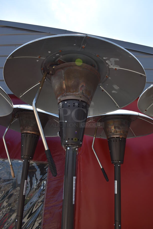 Hampton Bay Model HD10 Metal Floor Style Propane Gas Powered Outdoor Patio Heater. 38,200 BTU. 32x32x94 - Image 2 of 7