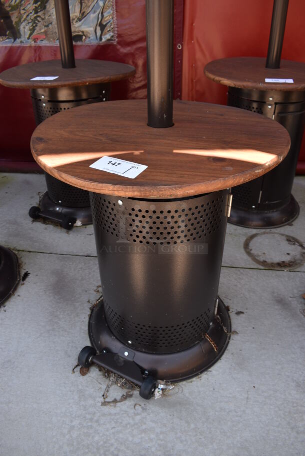 Hampton Bay Model HD10 Metal Floor Style Propane Gas Powered Outdoor Patio Heater. 38,200 BTU. 32x32x94 - Image 3 of 7
