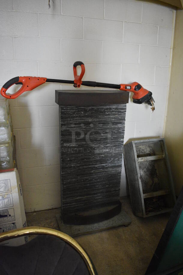 ALL ONE MONEY! Lot of Various Items Including Table, Bench, Chair, Weedwhacker and Bicycle. BUYER MUST REMOVE. (basement) - Image 8 of 8