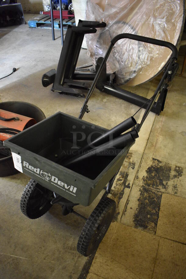 Red Devil Seed Spreader. 17x17x49. (basement) - Image 2 of 4
