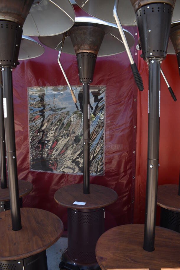 Hampton Bay Model HD10 Metal Floor Style Propane Gas Powered Outdoor Patio Heater. 38,200 BTU. 32x32x94 - Image 2 of 7