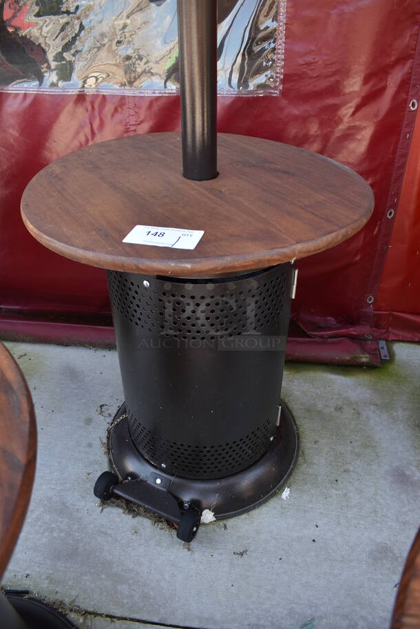Hampton Bay Model HD10 Metal Floor Style Propane Gas Powered Outdoor Patio Heater. 38,200 BTU. 32x32x94 - Image 3 of 7