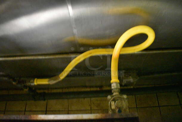 CPG Stainless Steel Commercial Countertop Natural Gas Powered Flat Top Griddle w/ Thermostatic Controls. Item Was in Working Condition on Last Day of Business. 36x30x16. (kitchen) - Image 6 of 6