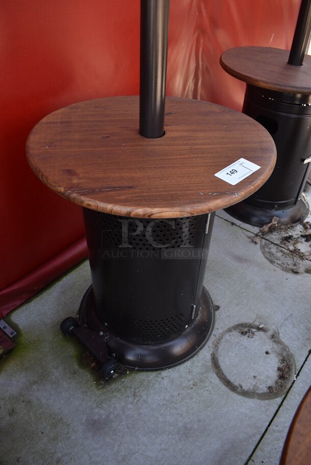 Hampton Bay Model HD10 Metal Floor Style Propane Gas Powered Outdoor Patio Heater. 38,200 BTU. 32x32x94 - Image 2 of 5