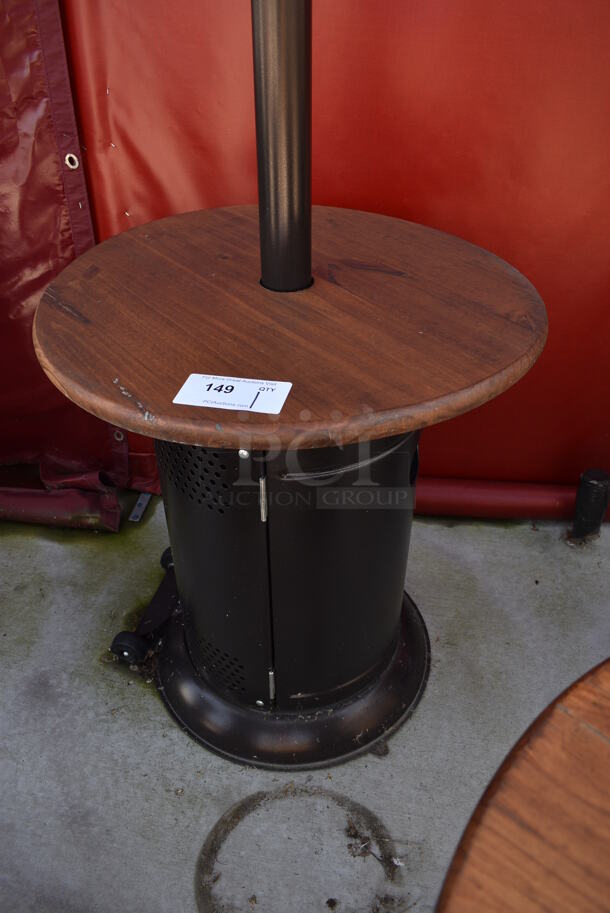 Hampton Bay Model HD10 Metal Floor Style Propane Gas Powered Outdoor Patio Heater. 38,200 BTU. 32x32x94 - Image 4 of 5