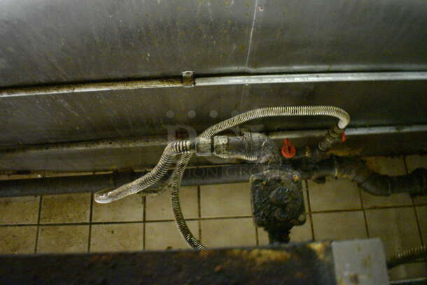 Wells Stainless Steel Commercial Countertop Natural Gas Powered Charbroiler Grill w/ Cleaning Brush and Scraper. Item Was in Working Condition on Last Day of Business. 36x31x18. (kitchen) - Image 8 of 8