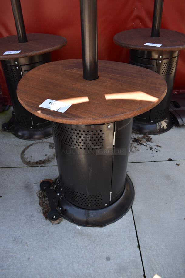 Hampton Bay Model HD10 Metal Floor Style Propane Gas Powered Outdoor Patio Heater. 38,200 BTU. 32x32x94 - Image 2 of 5
