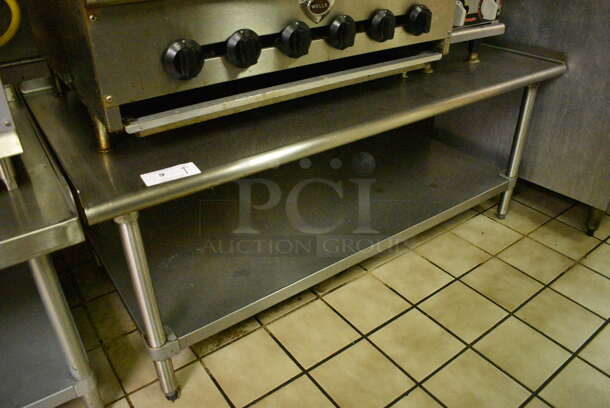 Stainless Steel Equipment Stand w/ Under Shelf. 60x30x26. (kitchen) - Image 1 of 4