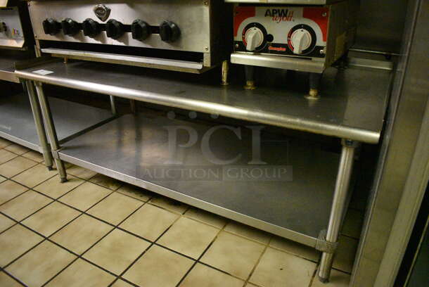 Stainless Steel Equipment Stand w/ Under Shelf. 60x30x26. (kitchen) - Image 2 of 4